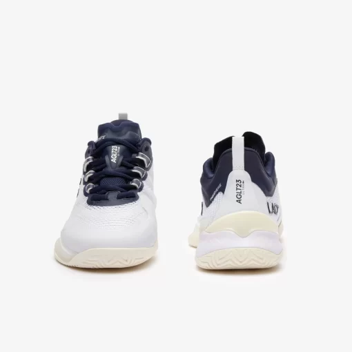 Lacoste Tennis>Damen Ag-Lt23 Ultra Sneakers Aus Textil White / Navy 042