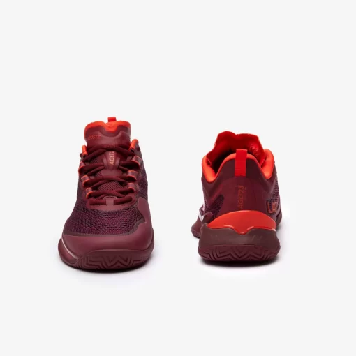 Lacoste Tennis>Damen Ag-Lt23 Ultra Sneakers Aus Textil Burgundy/Orange Bg8