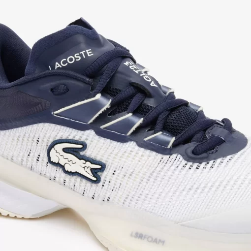 Lacoste Tennis>Damen Ag-Lt23 Ultra Sneakers Aus Textil White / Navy 042