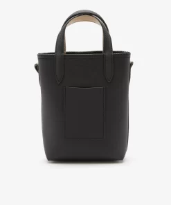 Lacoste Crossbody Taschen>Damen Anna Umhangetasche Aus Petit Pique, Wendbar Noir Krema A91