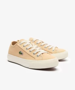 Lacoste Sneakers>Damen Backcourt Sneaker Lt Brw/Off Wht Bw7