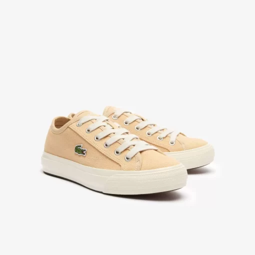 Lacoste Sneakers>Damen Backcourt Sneaker Lt Brw/Off Wht Bw7