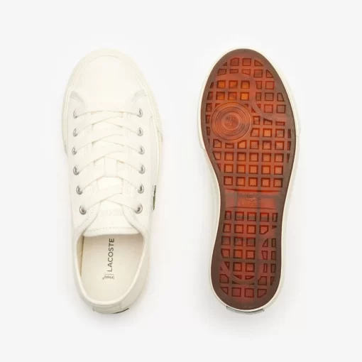 Lacoste Sneakers>Damen Backcourt Sneaker Off Wht/Off Wht 18C