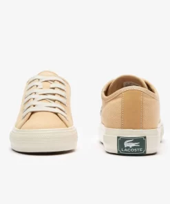 Lacoste Sneakers>Damen Backcourt Sneaker Lt Brw/Off Wht Bw7