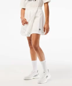 Lacoste Tennis>Damen Faltenrock Sport French Open Edition Weis 70V