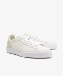 Lacoste Sneakers>Damen French Open Sneakers L006 Aus Leder Off Wht/Lt Ylw Ai9