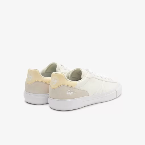 Lacoste Sneakers>Damen French Open Sneakers L006 Aus Leder Off Wht/Lt Ylw Ai9