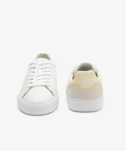 Lacoste Sneakers>Damen French Open Sneakers L006 Aus Leder Off Wht/Lt Ylw Ai9