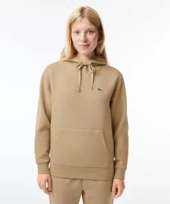 Lacoste Sweatshirts>Damen Jogger Hoodie Aus Baumwollmischung Beige Cb8