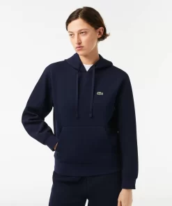 Lacoste Sweatshirts>Damen Jogger Hoodie Aus Baumwollmischung Navy Blau 166