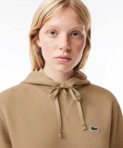 Lacoste Sweatshirts>Damen Jogger Hoodie Aus Baumwollmischung Beige Cb8