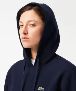 Lacoste Sweatshirts>Damen Jogger Hoodie Aus Baumwollmischung Navy Blau 166