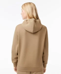 Lacoste Sweatshirts>Damen Jogger Hoodie Aus Baumwollmischung Beige Cb8