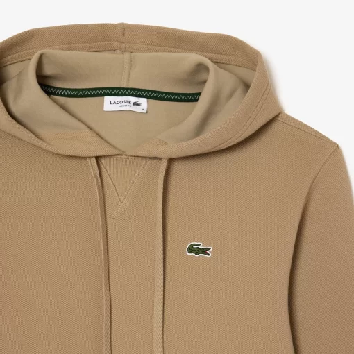 Lacoste Sweatshirts>Damen Jogger Hoodie Aus Baumwollmischung Beige Cb8