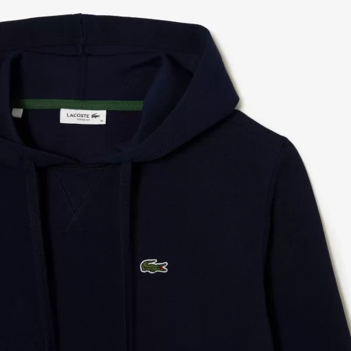 Lacoste Sweatshirts>Damen Jogger Hoodie Aus Baumwollmischung Navy Blau 166