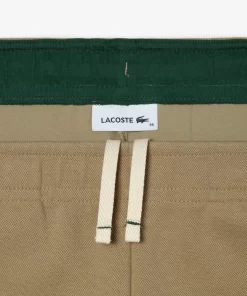 Lacoste Hosen & Shorts>Damen Jogginghosen Aus Baumwollmischung Beige Cb8