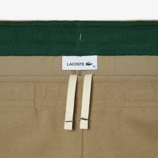 Lacoste Hosen & Shorts>Damen Jogginghosen Aus Baumwollmischung Beige Cb8