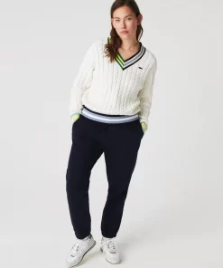 Lacoste Hosen & Shorts>Damen Jogginghosen Aus Baumwollmischung Navy Blau 166