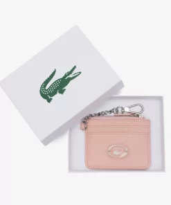 Lacoste Taschen>Damen Kartenetui Mit Karabinerhaken Cerisier M40