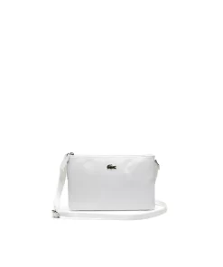 Lacoste Crossbody Taschen>Damen L.12.12 Concept Flache Umhangetasche Bright White 001