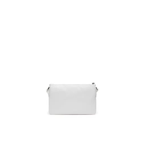 Lacoste Crossbody Taschen>Damen L.12.12 Concept Flache Umhangetasche Bright White 001