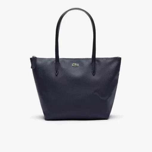 Lacoste Taschen>Damen L.12.12 Concept Kleine Tote Bag Mit Reisverschluss Eclipse 141