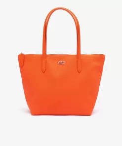 Lacoste Taschen>Damen L.12.12 Concept Kleine Tote Bag Mit Reisverschluss Sunrise M38