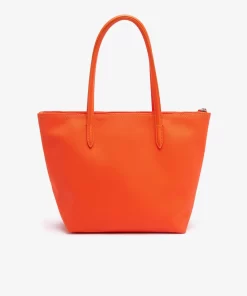 Lacoste Taschen>Damen L.12.12 Concept Kleine Tote Bag Mit Reisverschluss Sunrise M38