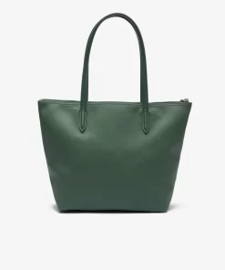 Lacoste Taschen>Damen L.12.12 Concept Kleine Tote Bag Mit Reisverschluss Sequoia M56