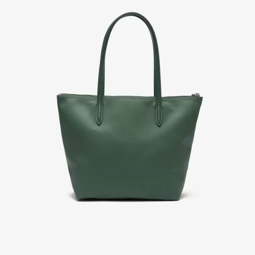 Lacoste Taschen>Damen L.12.12 Concept Kleine Tote Bag Mit Reisverschluss Sequoia M56