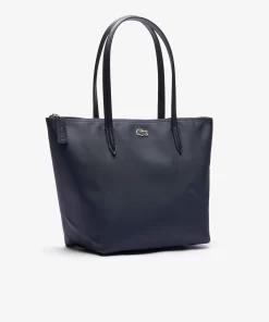 Lacoste Taschen>Damen L.12.12 Concept Kleine Tote Bag Mit Reisverschluss Eclipse 141