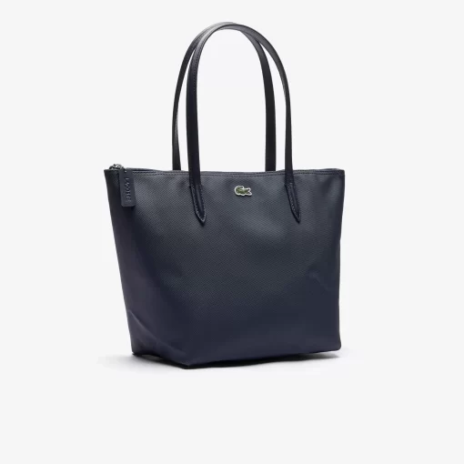 Lacoste Taschen>Damen L.12.12 Concept Kleine Tote Bag Mit Reisverschluss Eclipse 141