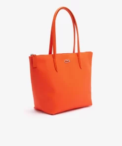 Lacoste Taschen>Damen L.12.12 Concept Kleine Tote Bag Mit Reisverschluss Sunrise M38