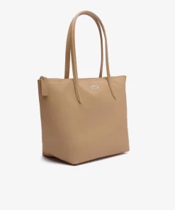 Lacoste Taschen>Damen L.12.12 Concept Kleine Tote Bag Mit Reisverschluss Viennois C87