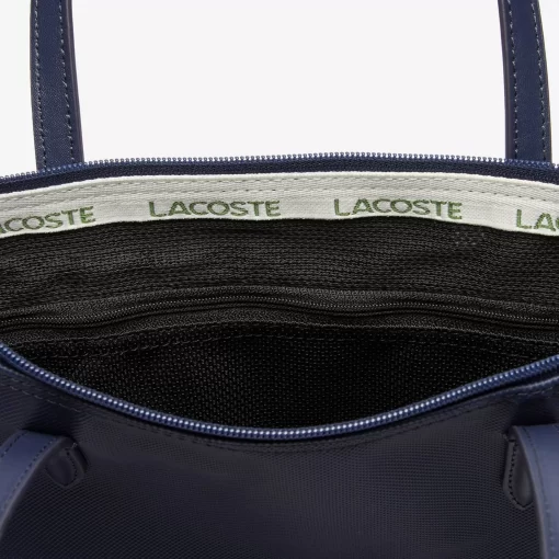 Lacoste Taschen>Damen L.12.12 Concept Kleine Tote Bag Mit Reisverschluss Eclipse 141