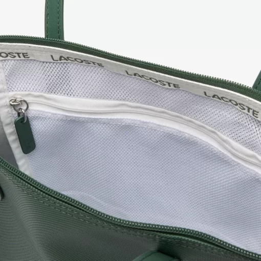 Lacoste Taschen>Damen L.12.12 Concept Kleine Tote Bag Mit Reisverschluss Sequoia M56