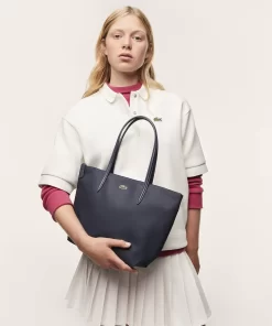 Lacoste Taschen>Damen L.12.12 Concept Kleine Tote Bag Mit Reisverschluss Eclipse 141