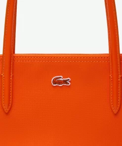 Lacoste Taschen>Damen L.12.12 Concept Kleine Tote Bag Mit Reisverschluss Sunrise M38