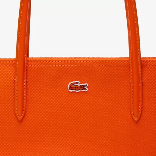 Lacoste Taschen>Damen L.12.12 Concept Kleine Tote Bag Mit Reisverschluss Sunrise M38