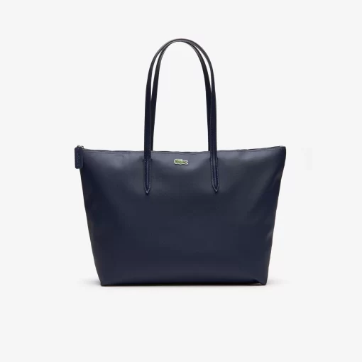 Lacoste Taschen>Damen L.12.12 Concept Tote Bag Mit Reisverschluss Eclipse 141