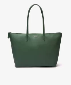 Lacoste Taschen>Damen L.12.12 Concept Tote Bag Mit Reisverschluss Sequoia M56