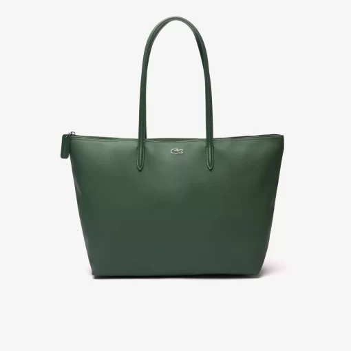 Lacoste Taschen>Damen L.12.12 Concept Tote Bag Mit Reisverschluss Sequoia M56