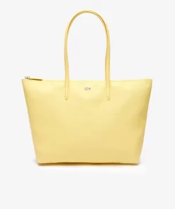 Lacoste Taschen>Damen L.12.12 Concept Tote Bag Mit Reisverschluss Popcorn M35