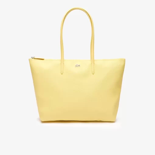 Lacoste Taschen>Damen L.12.12 Concept Tote Bag Mit Reisverschluss Popcorn M35