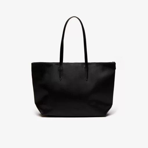 Lacoste Taschen>Damen L.12.12 Concept Tote Bag Mit Reisverschluss Black 000