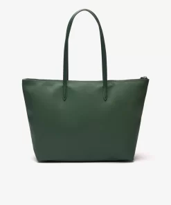 Lacoste Taschen>Damen L.12.12 Concept Tote Bag Mit Reisverschluss Sequoia M56