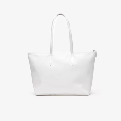 Lacoste Taschen>Damen L.12.12 Concept Tote Bag Mit Reisverschluss Bright White 001