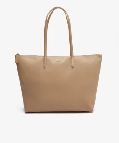 Lacoste Taschen>Damen L.12.12 Concept Tote Bag Mit Reisverschluss Viennois C87