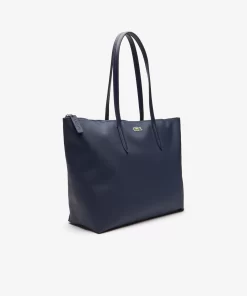 Lacoste Taschen>Damen L.12.12 Concept Tote Bag Mit Reisverschluss Eclipse 141