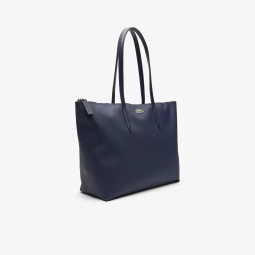 Lacoste Taschen>Damen L.12.12 Concept Tote Bag Mit Reisverschluss Eclipse 141